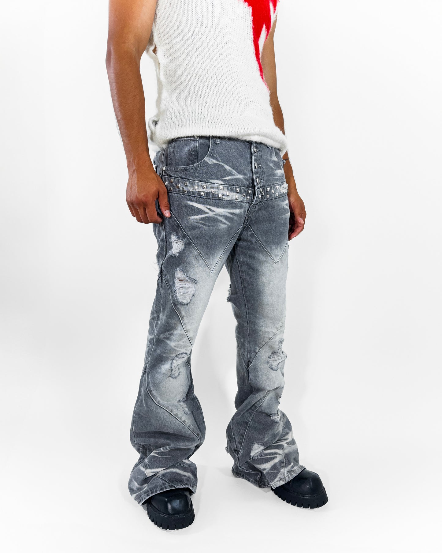 'Hellstitch Denim' Jeans